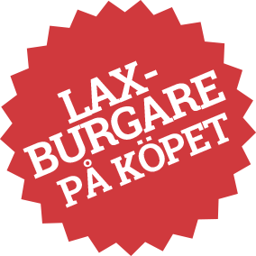 laxburgare på köpet